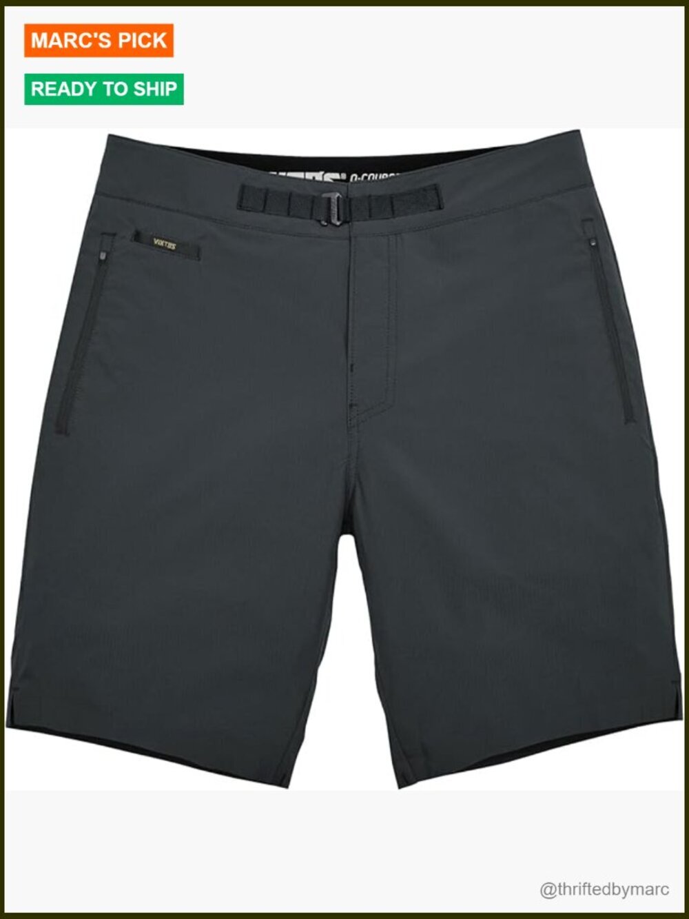 Men's Quick-Dry Stretch Tactical Shorts with UPF 50+ & Multiple Pockets